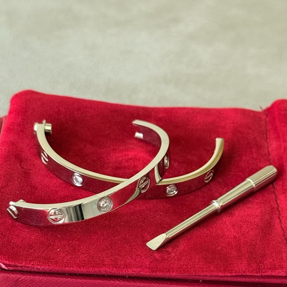 🌟New Screwdriver stainless steel Gold Plated Love Bracelet Bangle - Picture 10 of 15